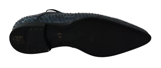 Zapatos de piel de serpiente azul de Dolce & Gabbana - Image 6
