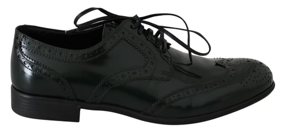 Zapatos Oxford Brogue de Piel Verde Dolce & Gabbana - Image 1