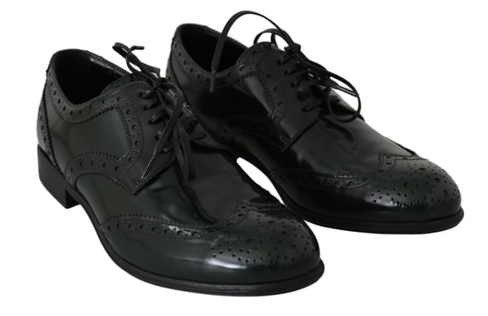 Zapatos Oxford Brogue de Piel Verde Dolce & Gabbana - Image 5