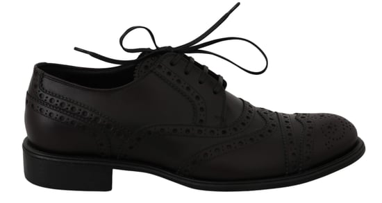 Zapatos de vestir Oxford de piel negra con ala de Dolce & Gabbana - Image 1