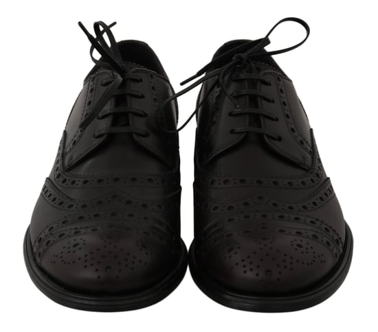 Zapatos de vestir Oxford de piel negra con ala de Dolce & Gabbana - Image 2