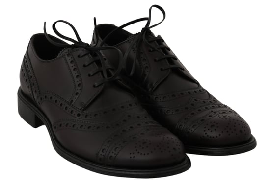 Zapatos de vestir Oxford de piel negra con ala de Dolce & Gabbana - Image 3