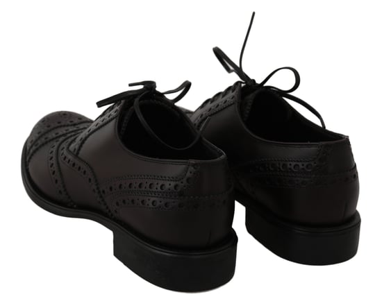 Zapatos de vestir Oxford de piel negra con ala de Dolce & Gabbana - Image 4