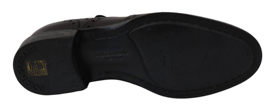Zapatos de vestir Oxford de piel negra con ala de Dolce & Gabbana - Image 6