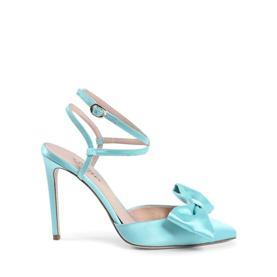Dee Ocleppo Tacones de Satén Rosados - Image 1