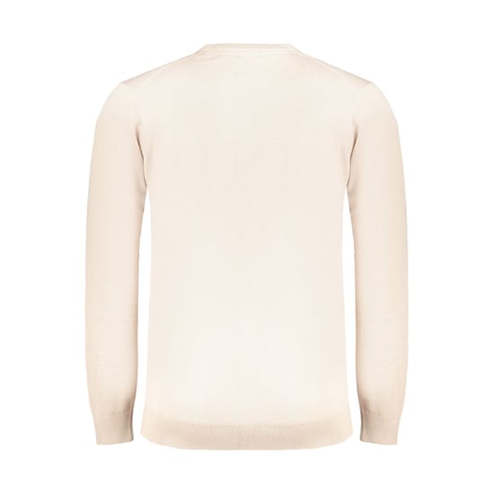 Suéter de Hombre Beige de Algodón Noruega 1963 - Image 2