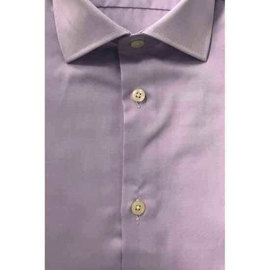 Camisa de Hombre Baldinini Trend en Algodón Púrpura - Image 3