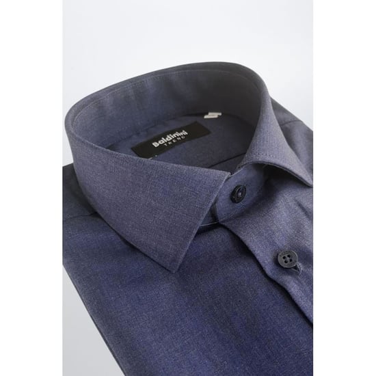 Camisa de Hombre Baldinini Trend Azul de Algodón - Image 2