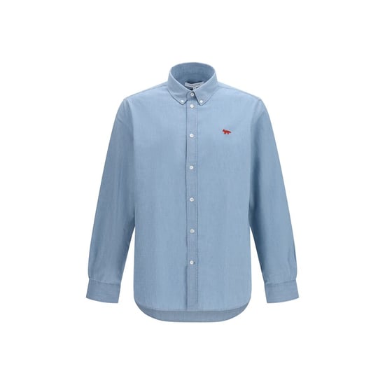 Camisa de Algodón Azul Maison Kitsuné - Image 1