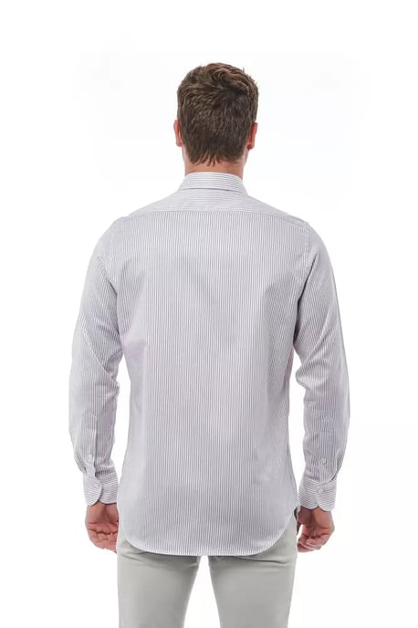 Camisa de Hombre de Algodón Blanca Bagutta - Image 4