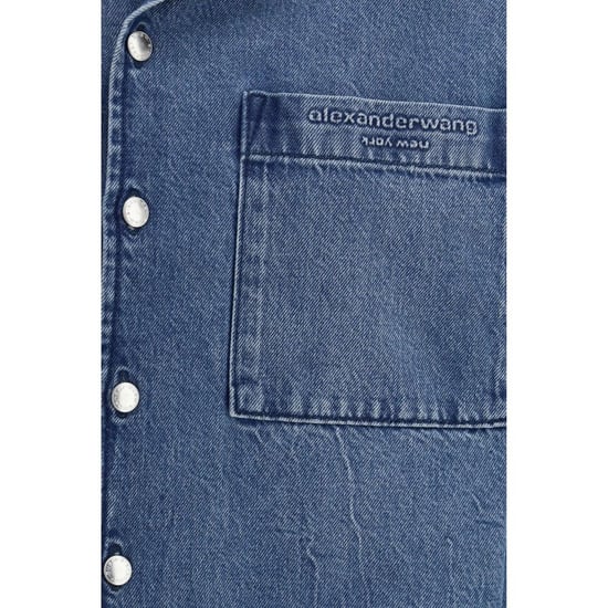 Camisa de mezclilla azul Alexander Wang - Image 3