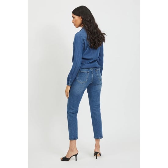 Blusa de Algodón Azul Vila - Image 4
