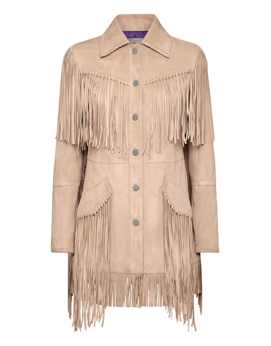 Chaqueta De Cuero Gothic Plein - Image 1