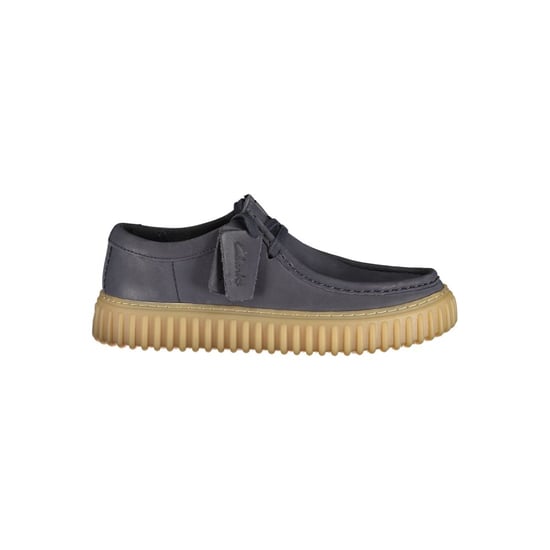 Zapato Clarks Clásico de Cuero Azul para Hombre - Image 1