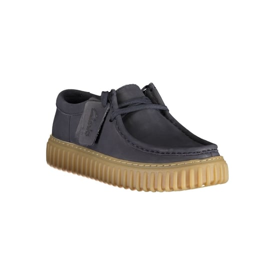 Zapato Clarks Clásico de Cuero Azul para Hombre - Image 2