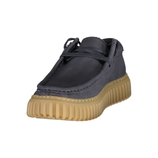Zapato Clarks Clásico de Cuero Azul para Hombre - Image 3