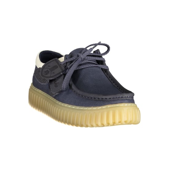 Zapato de Hombre de Tela Azul Clarks - Image 2