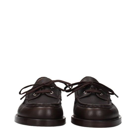 Mocasines de piel marrón Jacquemus - Image 3