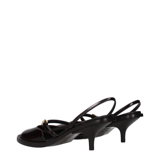 Sandalias de Plataforma de Cuero Marrón Dries Van Noten - Image 4