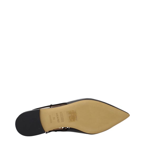 Mocasines Negros de Cuero Moschino - Image 5