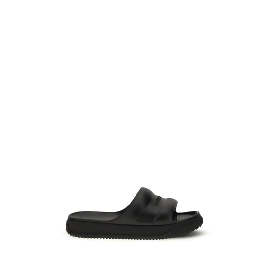 Sandalias Planas de Caucho Negras Moncler - Image 1