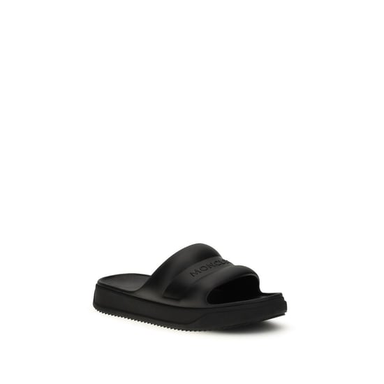 Sandalias Planas de Caucho Negras Moncler - Image 2
