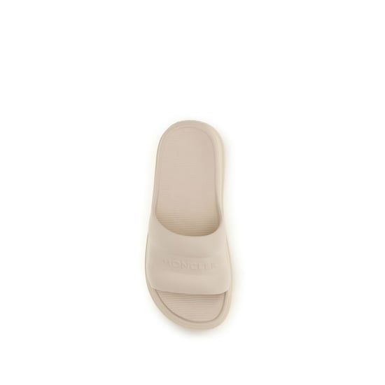 Pantuflas de goma beige Moncler - Image 4