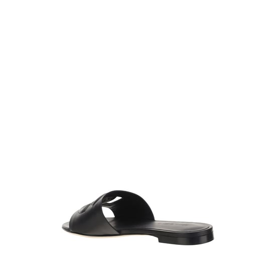 Sandalias Bos Taurus de Cuero de Ternera Negro de Dolce & Gabbana - Image 3
