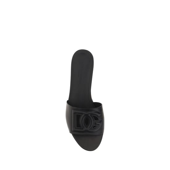Sandalias Bos Taurus de Cuero de Ternera Negro de Dolce & Gabbana - Image 4