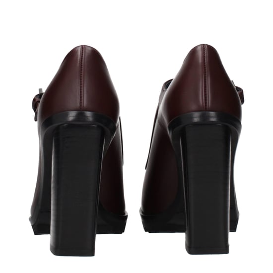 Pumps de tacón alto de cuero marrón Max Mara - Image 5