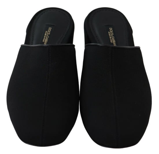 Sandalia plana negra Dolce & Gabbana - Image 5