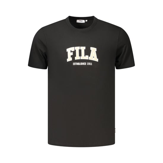Camiseta de algodón negra para hombre Fila - Image 1