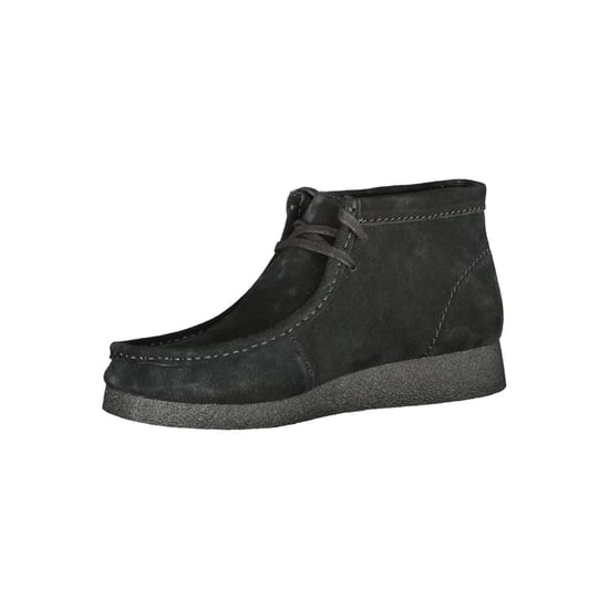 Zapatilla para Hombre de Cuero Negro Clarks - Image 3