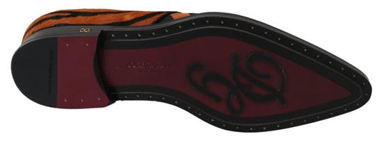 Zapatos Brogue Formales de Pelo de Pony Naranja Dolce & Gabbana - Image 2
