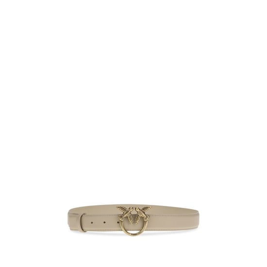 Cinturón de Cuero de Ternera Beige PINKO Bos Taurus - Image 2