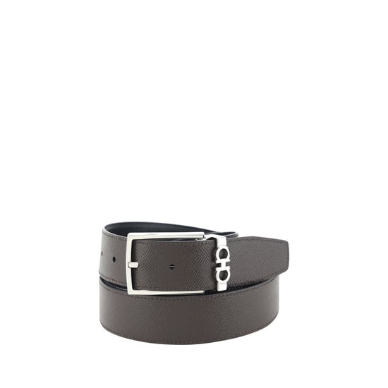Cinturón Bos Taurus de Cuero de Ternera Negro Ferragamo - Image 4