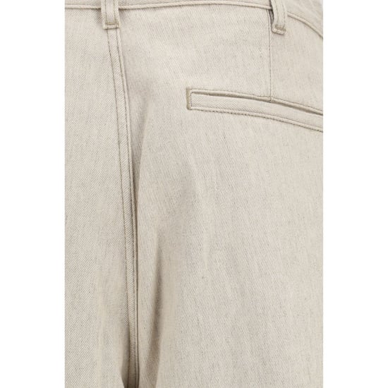 Pantalones Casual de Algodón Beige Jacquemus - Image 3