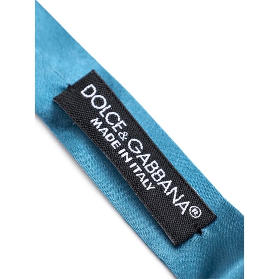 Corbata de moño de seda azul Dolce & Gabbana - Image 3