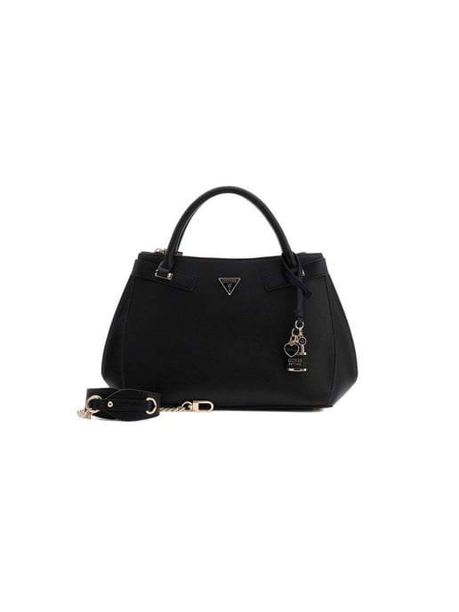 Bolso tipo satchel Guess negro - Image 4
