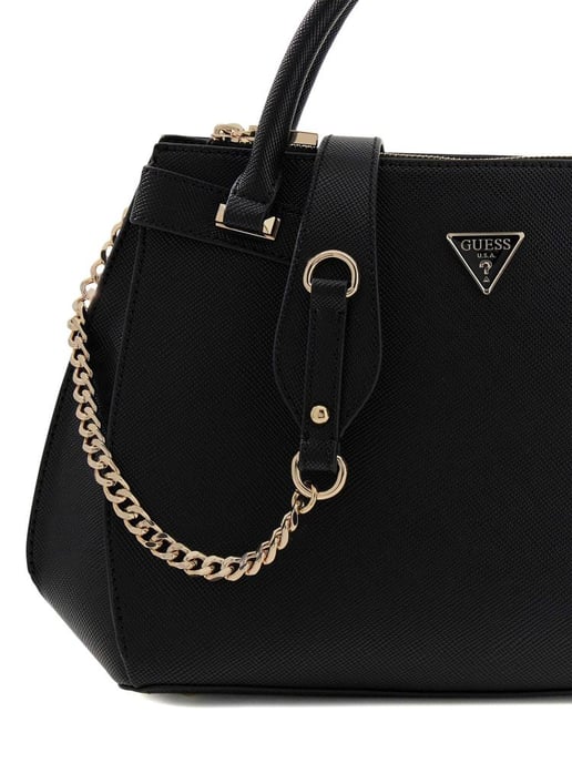 Bolso tipo satchel Guess negro - Image 5