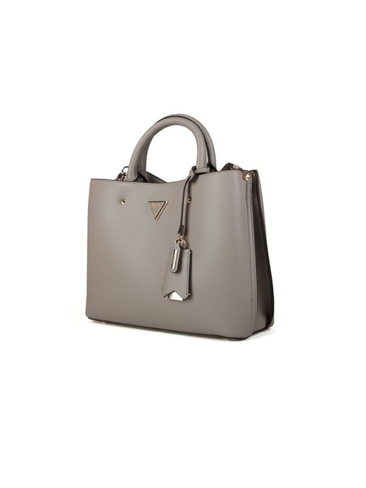 Bolso satchel Guess en taupe oscuro - Image 2