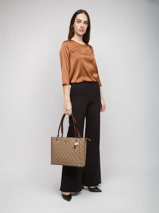 Bolso Tote Guess Latte Logo/Marrón - Image 5