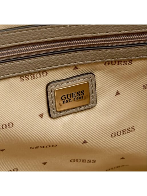 Guess Jeans Bolsa de Mano de Poliuretano Gris para Mujer - Image 4