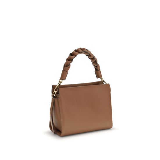 Bolso de Hombro Bos Taurus de Cuero de Ternera Beige Coccinelle - Image 3