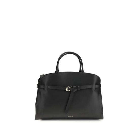 Bolso de mano Coccinelle de cuero de ternera negro Bos Taurus - Image 1