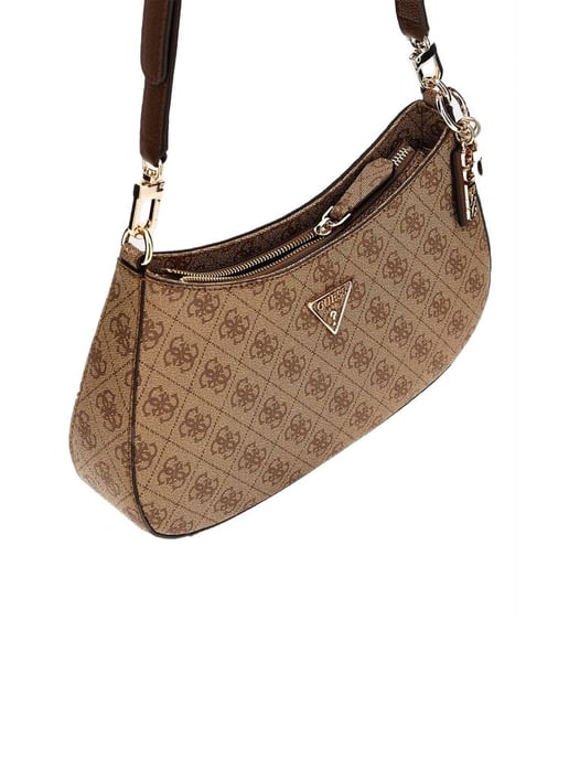 Bolso de Hombro Guess Latte Logo/Marrón - Image 3