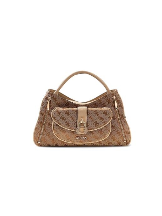 Bolso Satchel Guess Latte Logo - Image 1