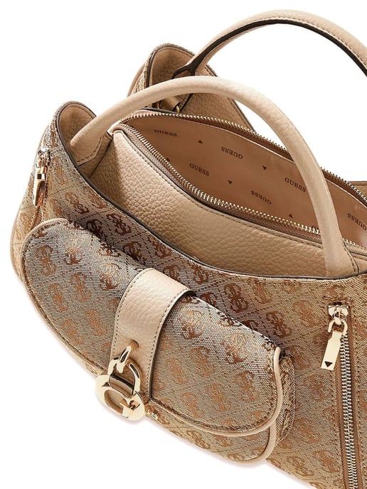 Bolso Satchel Guess Latte Logo - Image 3