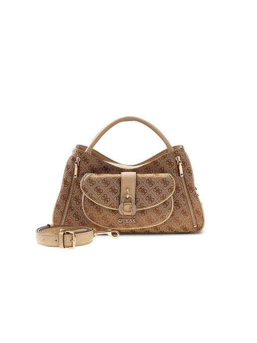Bolso Satchel Guess Latte Logo - Image 4
