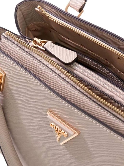 Bolso Satchel Guess Taupe - Image 3